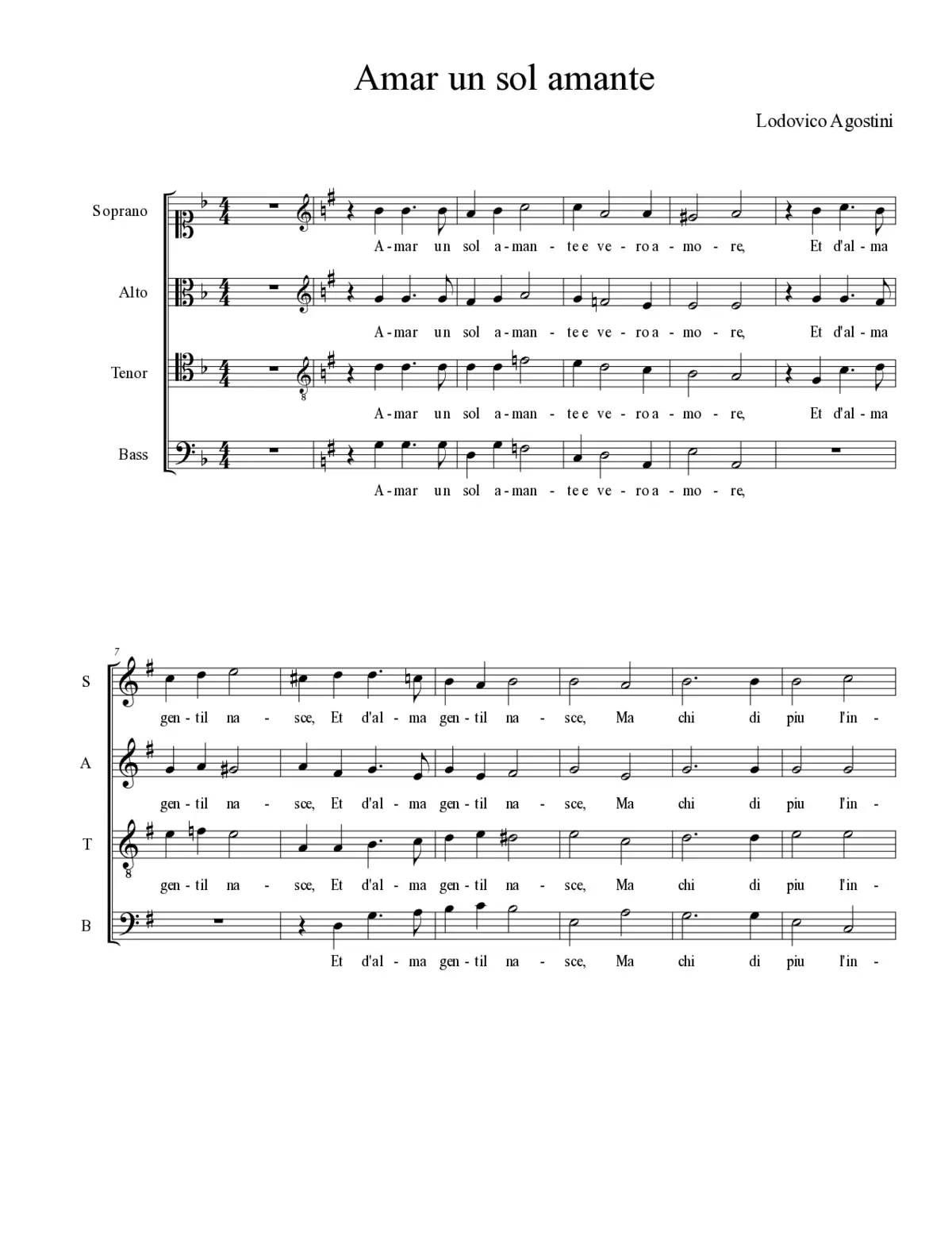 Amar un sol amante - Page 1