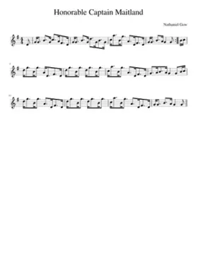 Honorable Captain Maitland