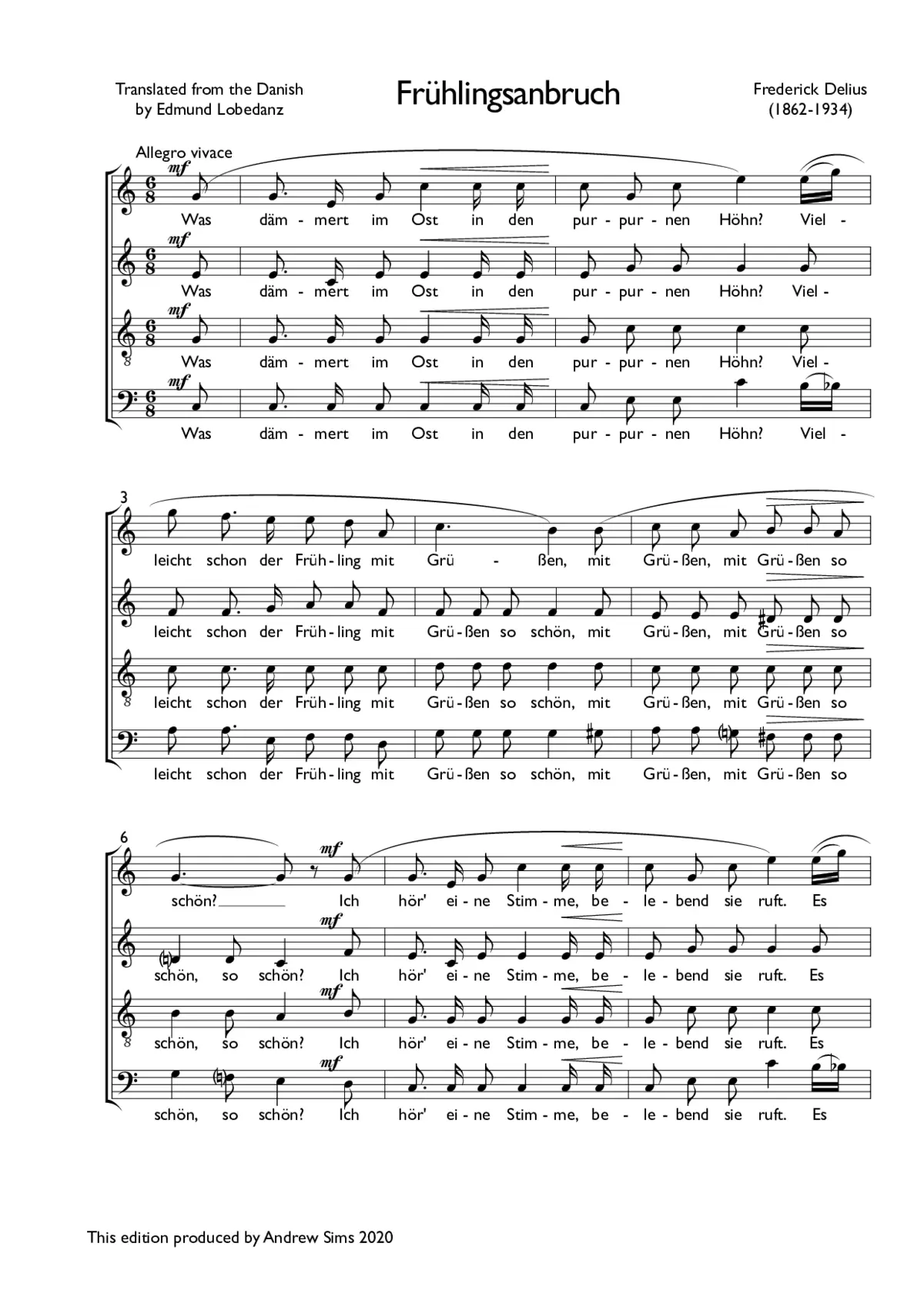 Frühlingsanbruch - Page 1