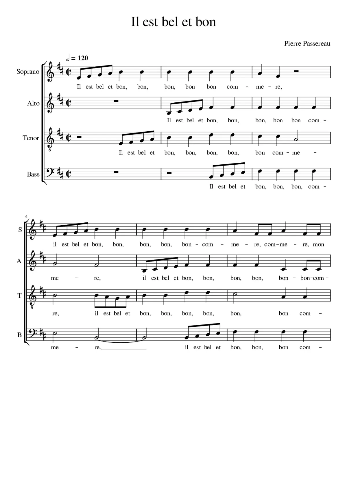 Il est bel et bon - Page 1