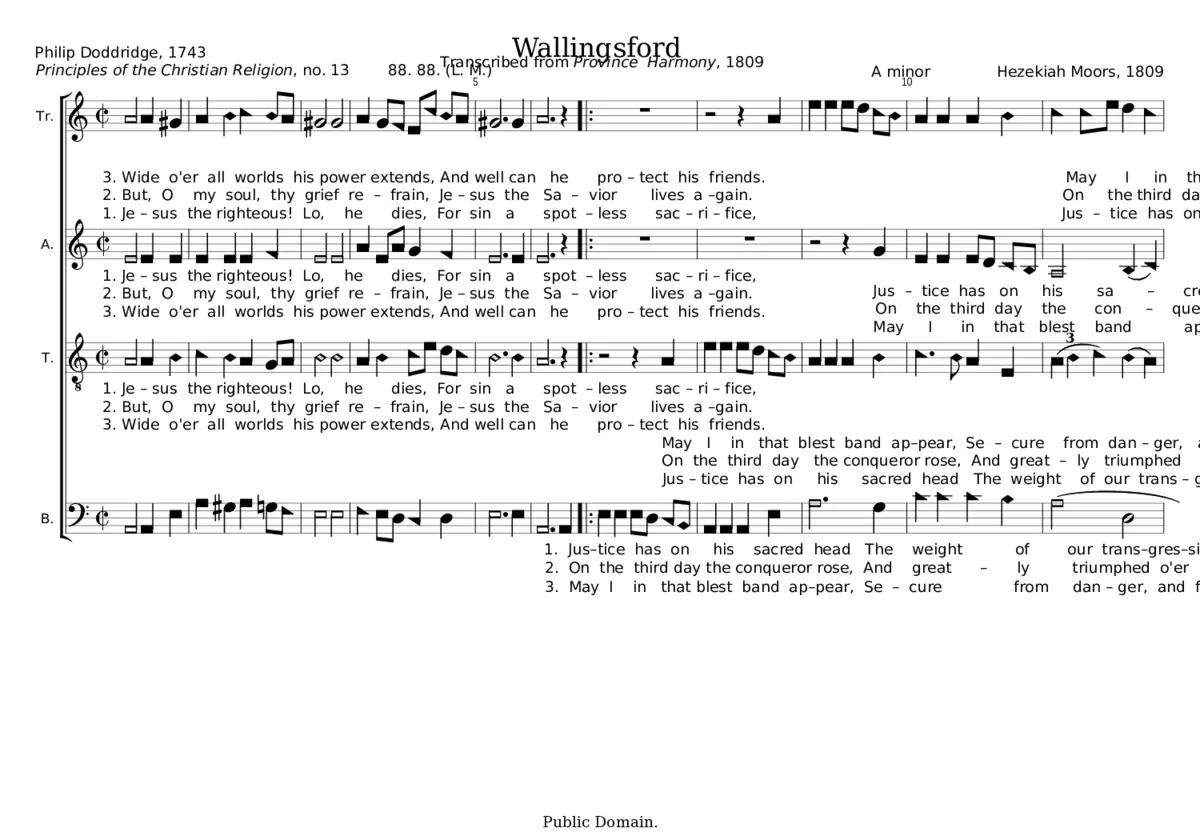 Wallingsford - Hezekiah Moors - Page 1