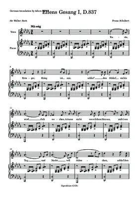 Ellens Gesang I, D.837