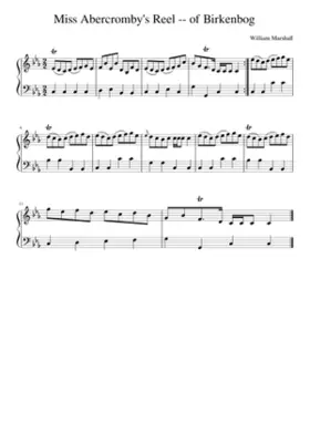 Miss Abercromby's Reel -- of Birkenbog