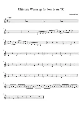 Ultimate Low Brass Warm Up TC