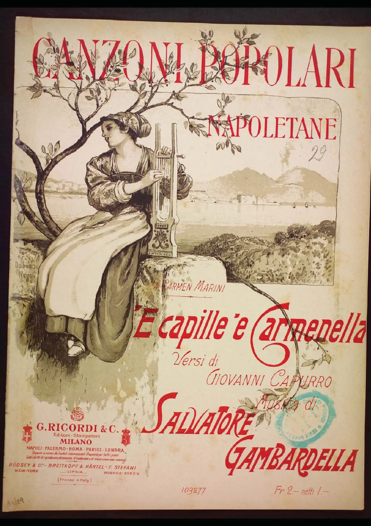 'E capille 'e Carmenella - Page 1