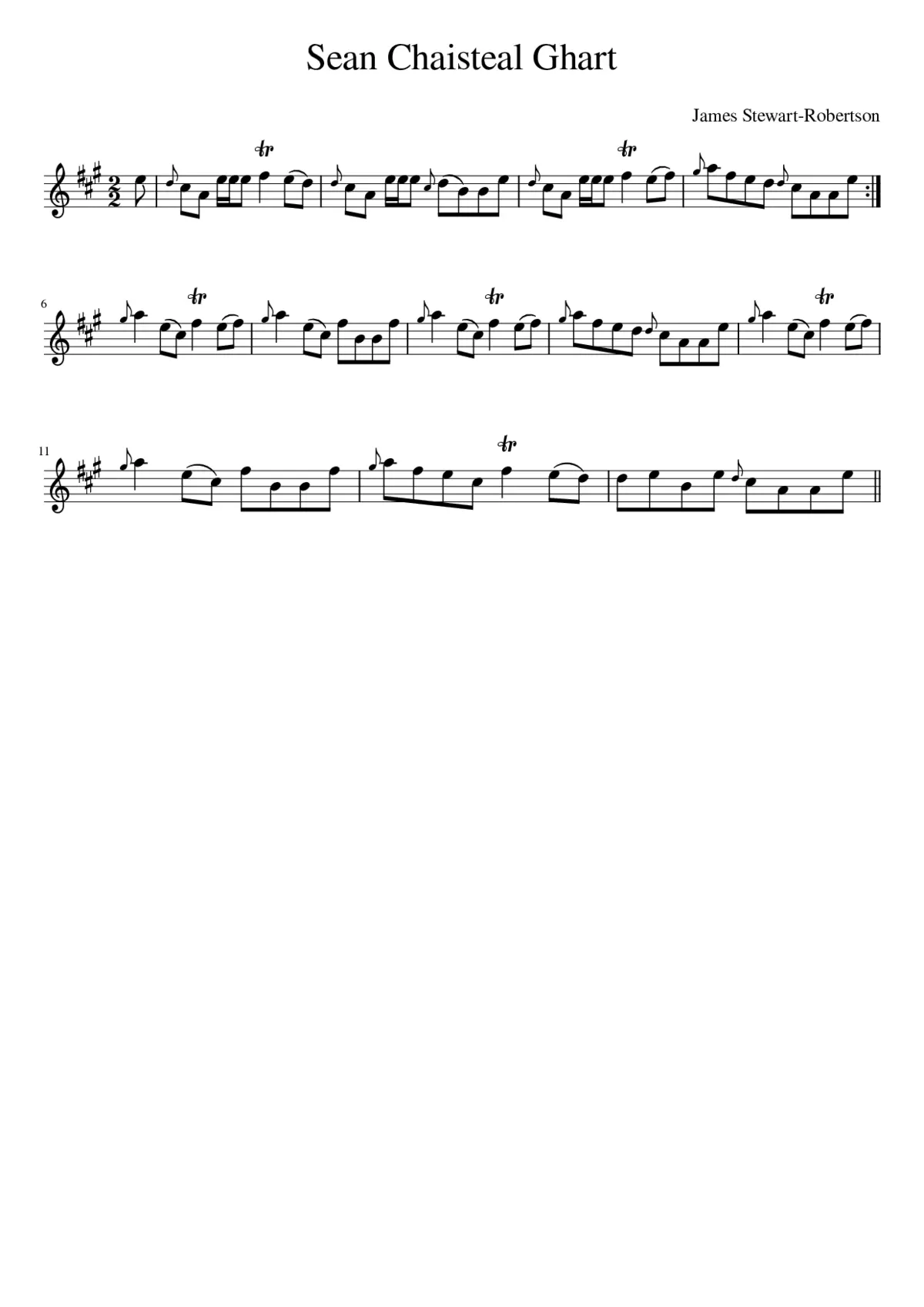 Sean Chaisteal Ghart - Page 1