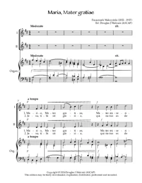Maria, mater gratiae in D