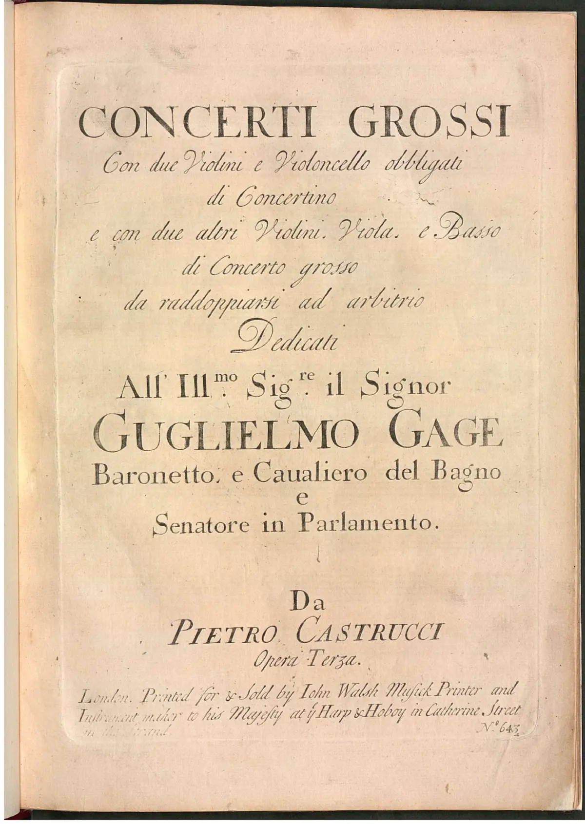 12 Concerti Grossi, Op.3 - Page 1