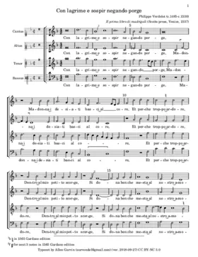 Con lagrime e sospir