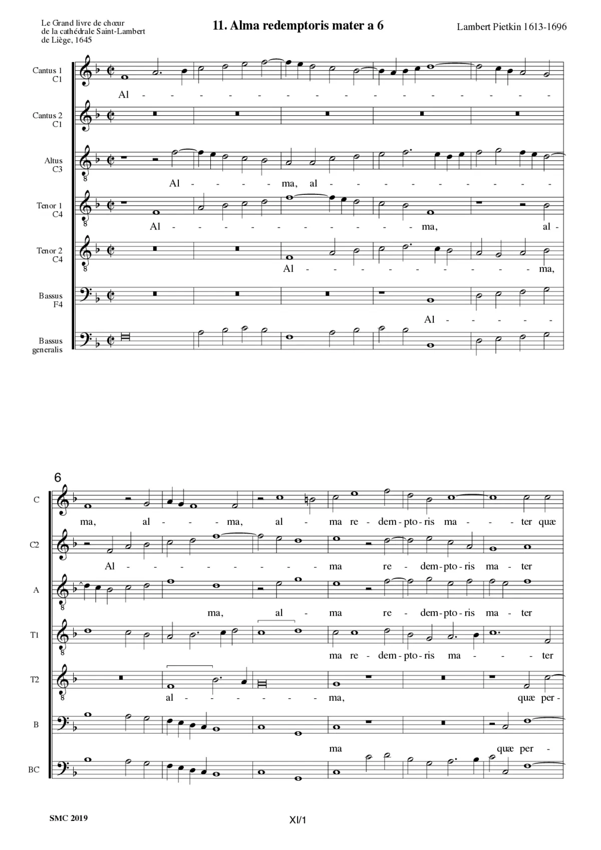 Alma redemptoris mater - Page 1
