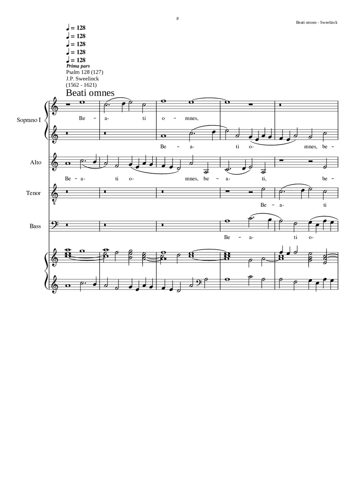 Beati omnes - Page 1