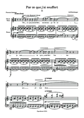 Par ce que j’ai souffert