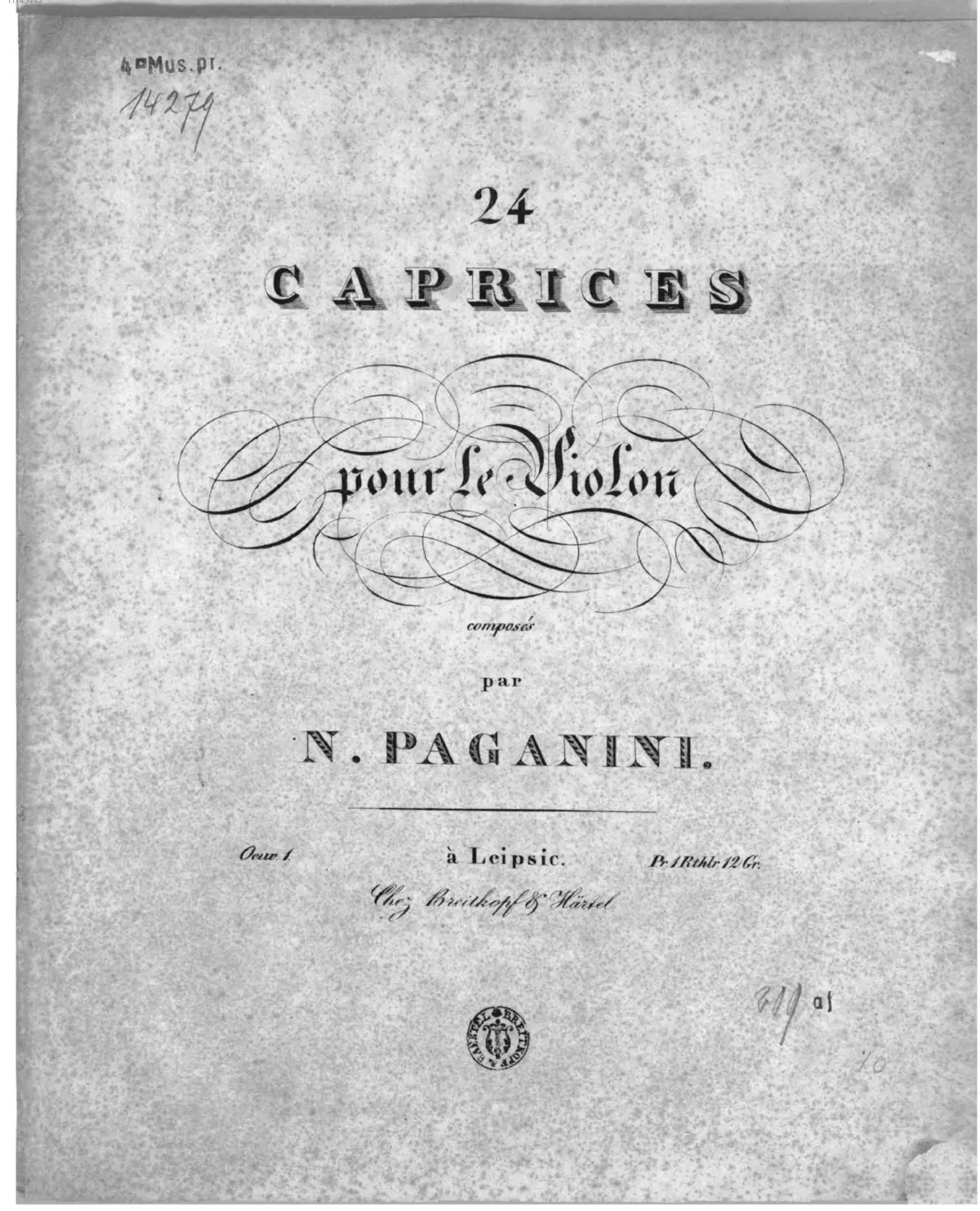 24 Caprices for Solo Violin - Page 1