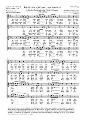 Behold that splendour: hear the shout