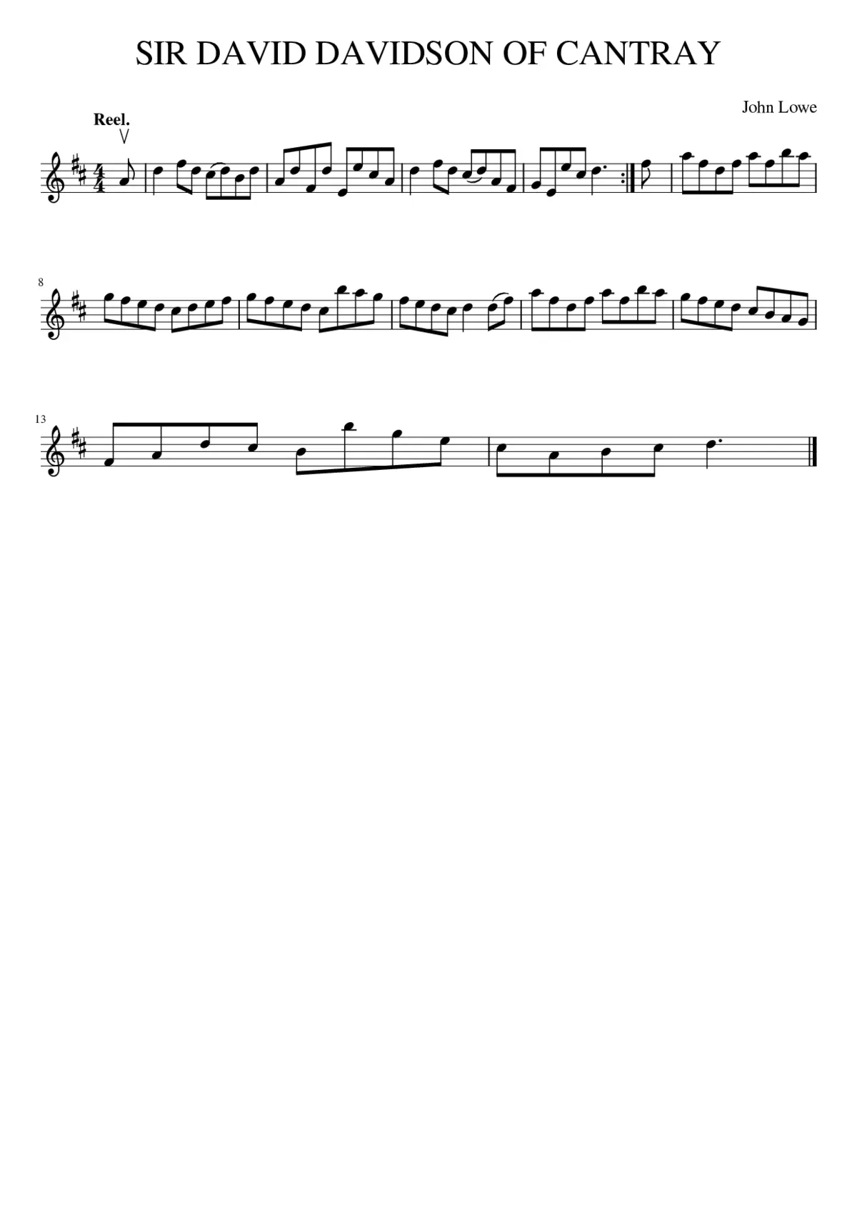 SIR DAVID DAVIDSON OF CANTRAY - Page 1