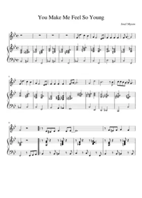 you make me feel so young