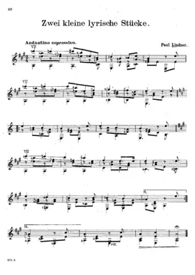 2 kleine lyrische Stücke