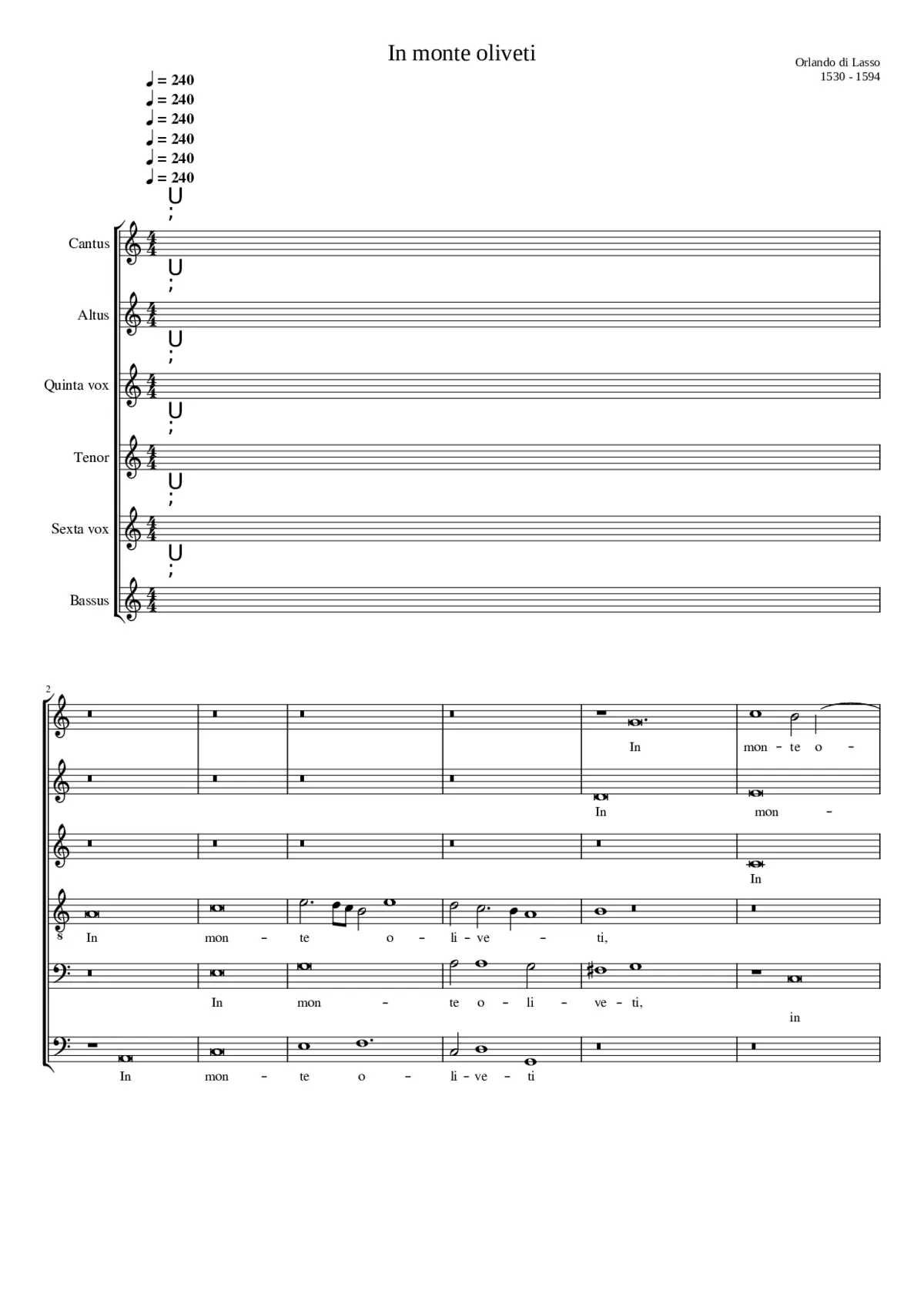 In monte Oliveti - Page 1