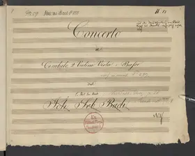 Harpsichord Concerto in A minor