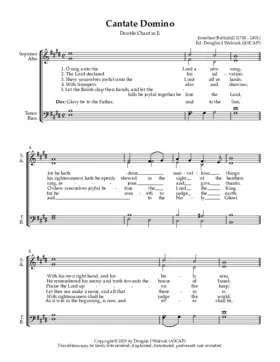 Cantate Domino