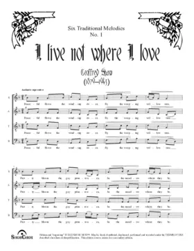I live not where I love