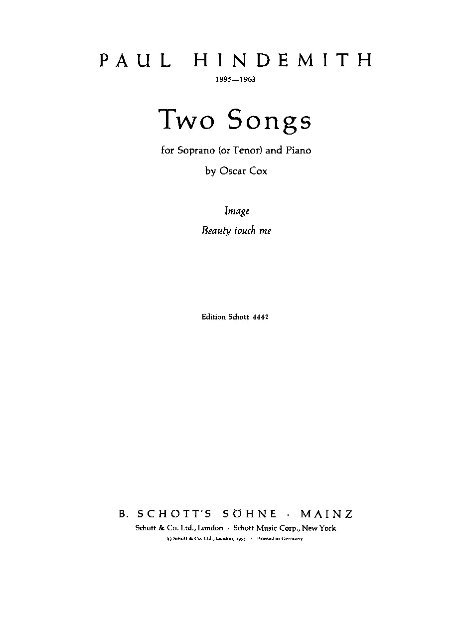 2 Songs - Page 1