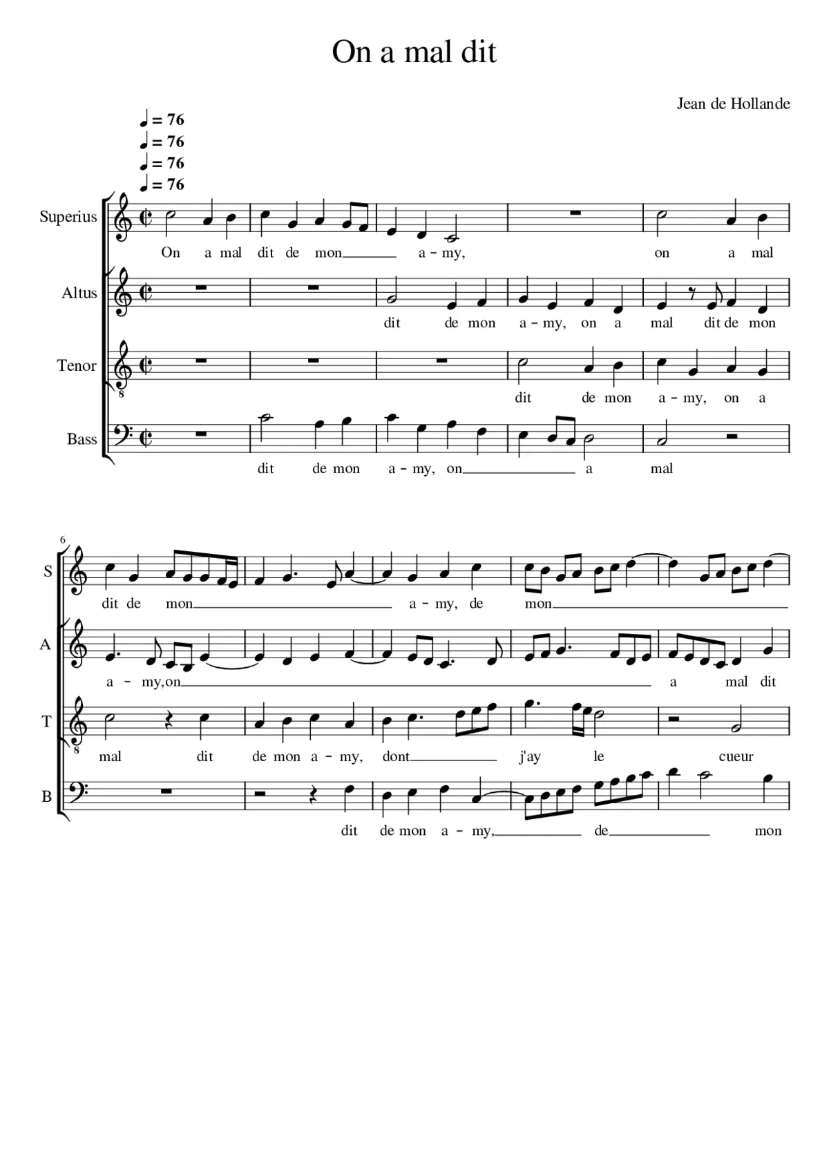 On a mal dit - Page 1