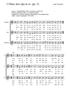 O Heer, hoe zijn se so