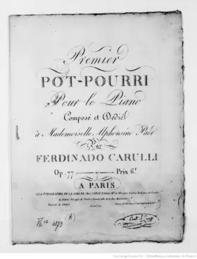 Pot-pourr for Piano No.1