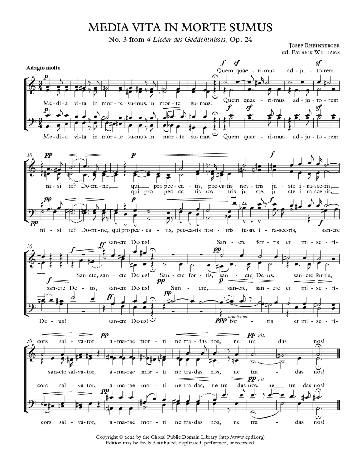Media vita in morte sumus - Page 1