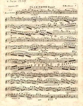 Clarinet Concerto No.1