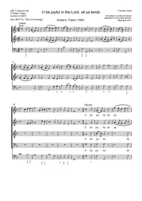 O be joyful in the Lord, all ye lands