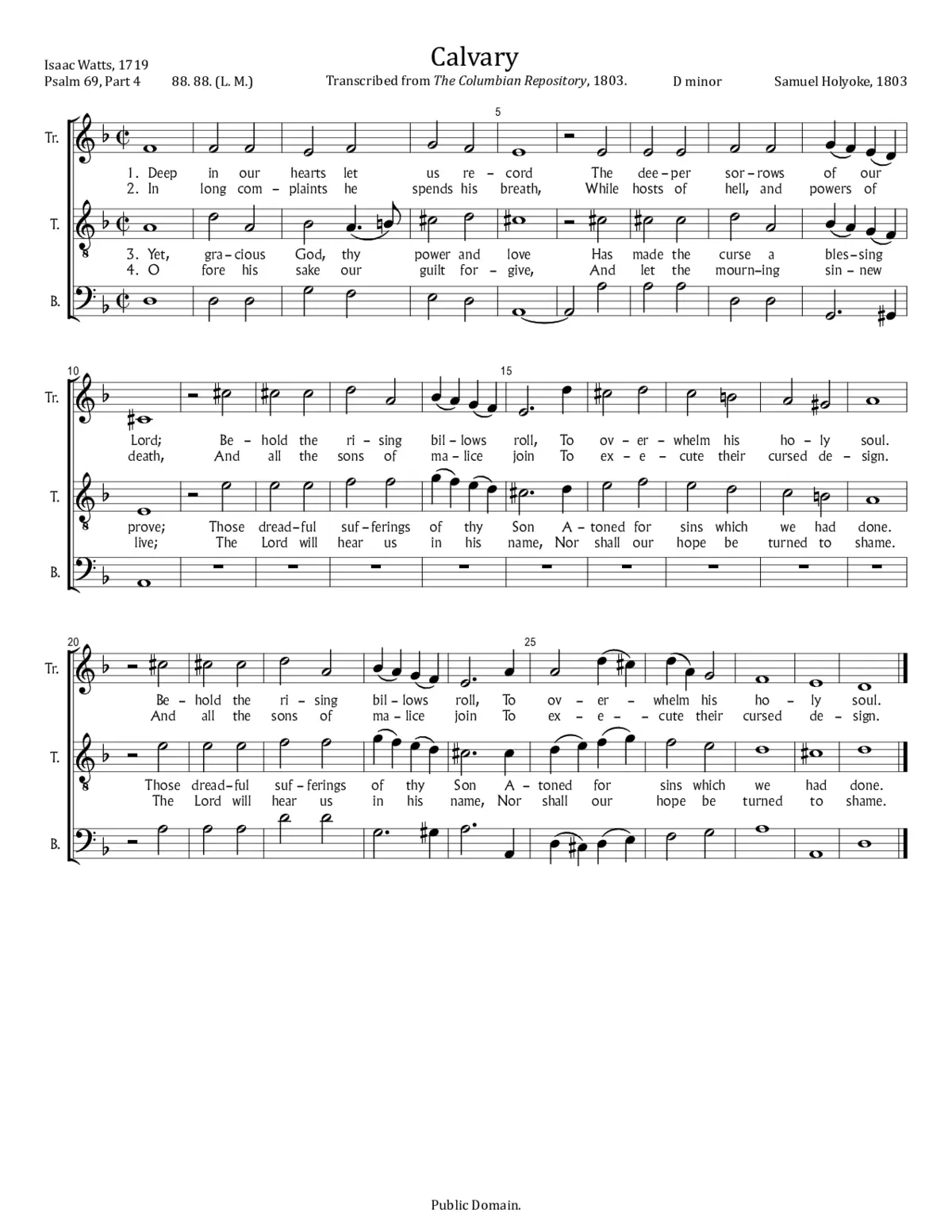 Calvary - Page 1