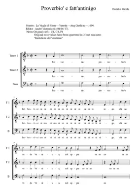 Proverbio e fatt' antinigo