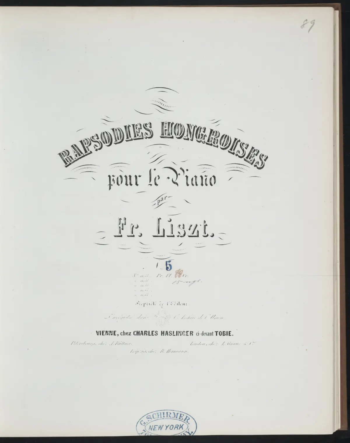 Hungarian Rhapsody No.5 - Page 1