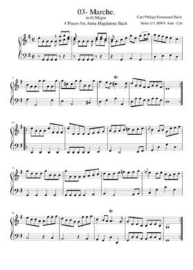 4 Pieces for Anna Magdalena Bach