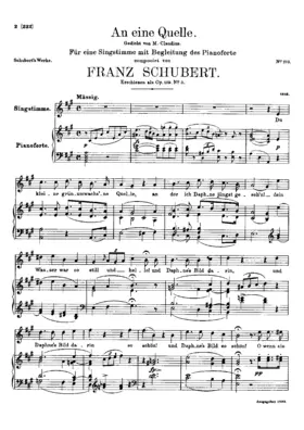 An eine Quelle, D.530