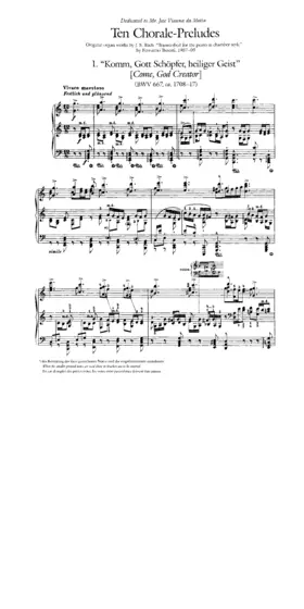 10 Chorale Preludes