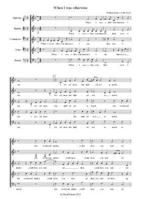 When I was otherwise