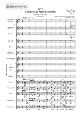 Chanson de Méphistophélès: Histoire d'une puce (No. 5 from 'Faust')