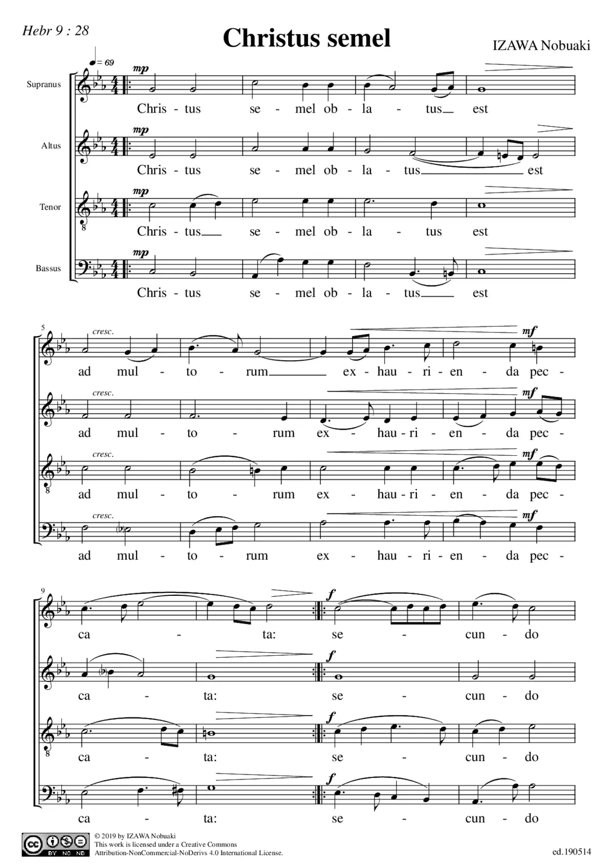 Christus semel - Page 1