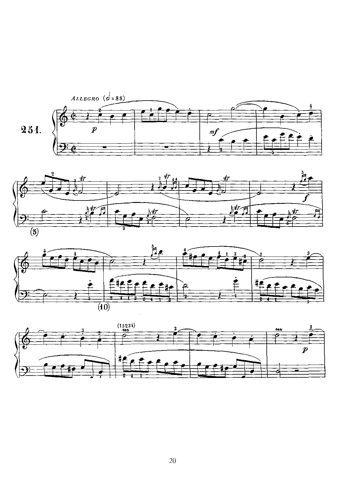 Keyboard Sonata in C major - Page 1