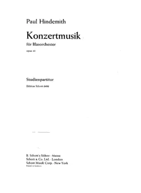 Konzertmusik für Blasorchester