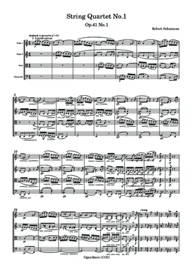 String Quartet No.1, Op.41 No.1