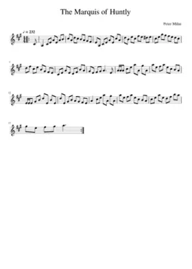 The Marquis of Huntly