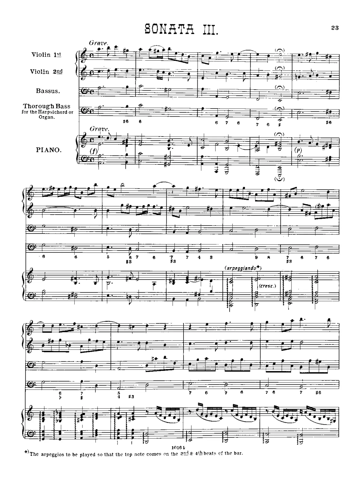 Sonata No.3 in A minor - Page 1