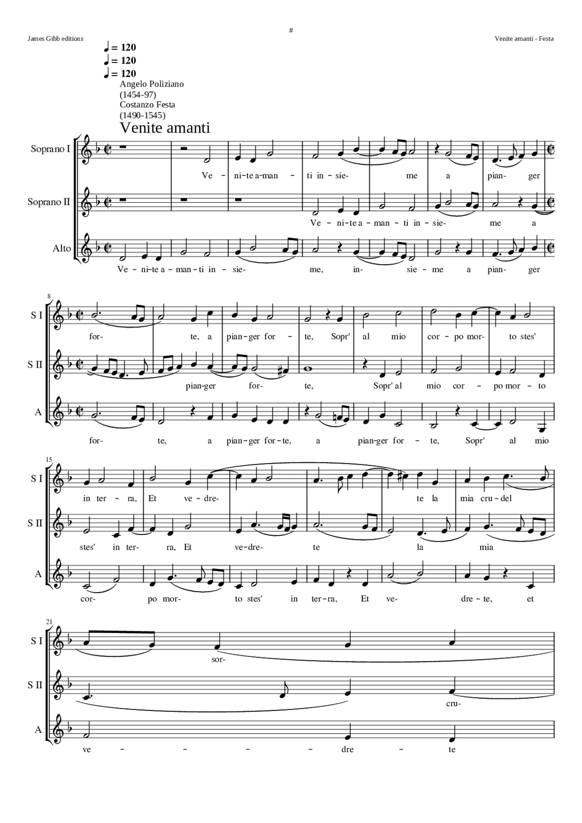 Venite amanti - Page 1