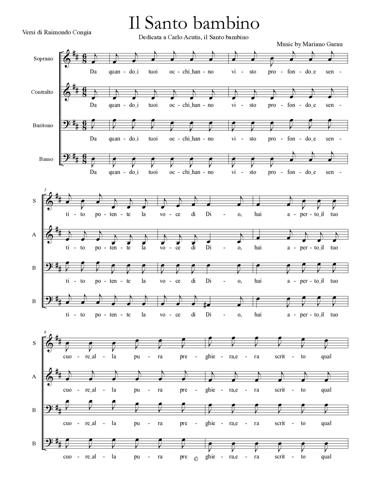 Il Santo bambino - Page 1