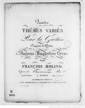4 Thêmes Variés pour la Guitare