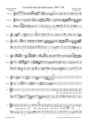 Von Gott will ich nicht lassen, SWV 366